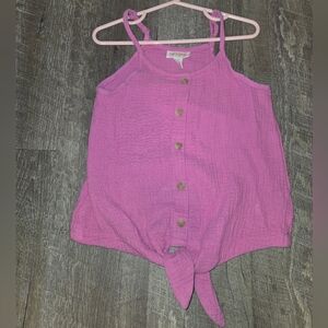 Cat & Jack Vibrant Pink Sleeveless Top